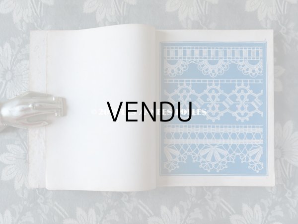 画像6: 19世紀末 アンティーク プランタン クロシェレース 図案帳 ALBUM DE DESSINS POUR CROCHET - GRANDS MAGASINS DU PRINTEMPS PARIS - (6)