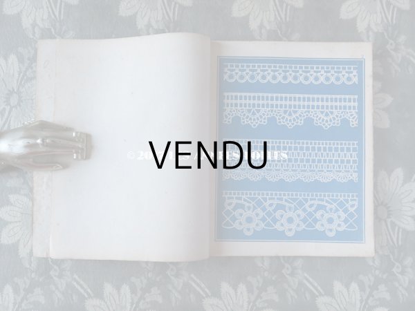 画像5: 19世紀末 アンティーク プランタン クロシェレース 図案帳 ALBUM DE DESSINS POUR CROCHET - GRANDS MAGASINS DU PRINTEMPS PARIS - (5)