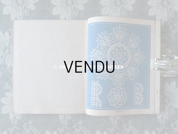 画像8: 19世紀末 アンティーク プランタン クロシェレース 図案帳 ALBUM DE DESSINS POUR CROCHET - GRANDS MAGASINS DU PRINTEMPS PARIS - (8)