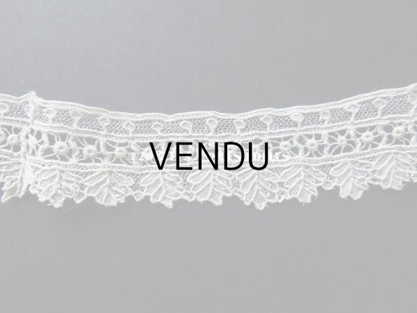 画像5: 19世紀末 アンティーク ポワンドガーズ 少女の付け襟ニードルレース  『ポワン・ド・ガーズ』　 (5)