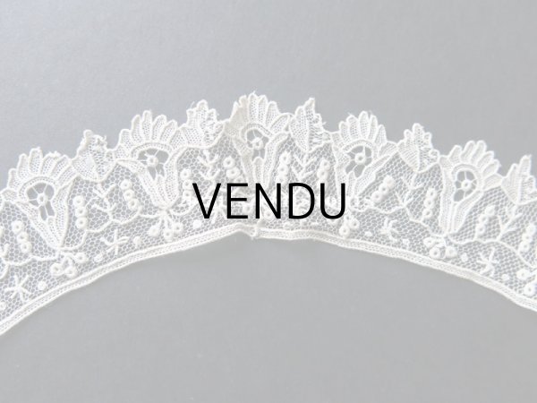 画像5: 19世紀末 アンティーク ポワンドガーズ  少女の付け襟 ニードルレース  『ポワン・ド・ガーズ』　 (5)