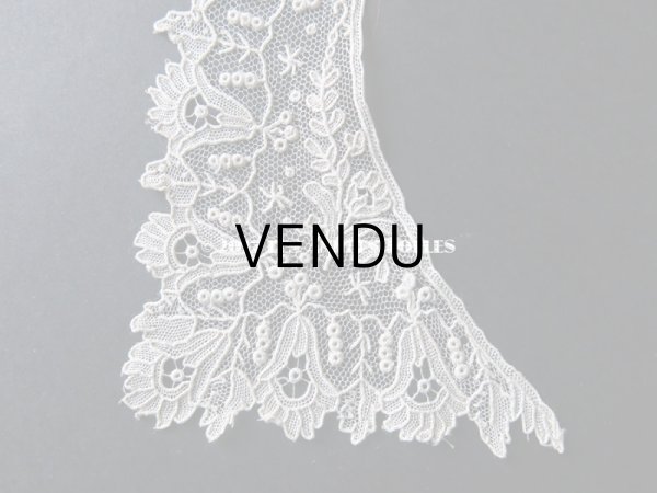 画像3: 19世紀末 アンティーク ポワンドガーズ  少女の付け襟 ニードルレース  『ポワン・ド・ガーズ』　 (3)