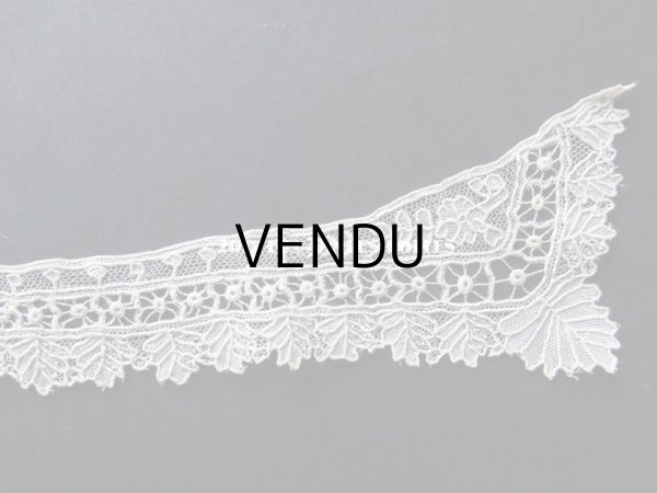 画像6: 19世紀末 アンティーク ポワンドガーズ 少女の付け襟ニードルレース  『ポワン・ド・ガーズ』　 (6)