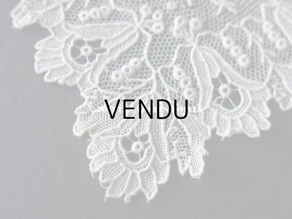 画像8: 19世紀末 アンティーク ポワンドガーズ  少女の付け襟 ニードルレース  『ポワン・ド・ガーズ』　 (8)