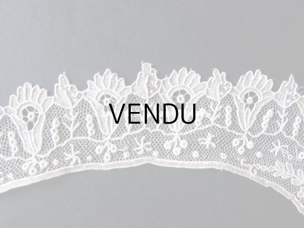 画像6: 19世紀末 アンティーク ポワンドガーズ  少女の付け襟 ニードルレース  『ポワン・ド・ガーズ』　 (6)