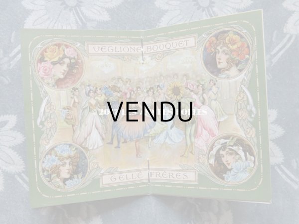 画像5: 1905年 アンティーク カレンダー手帳  - GELLE FRERES - (5)