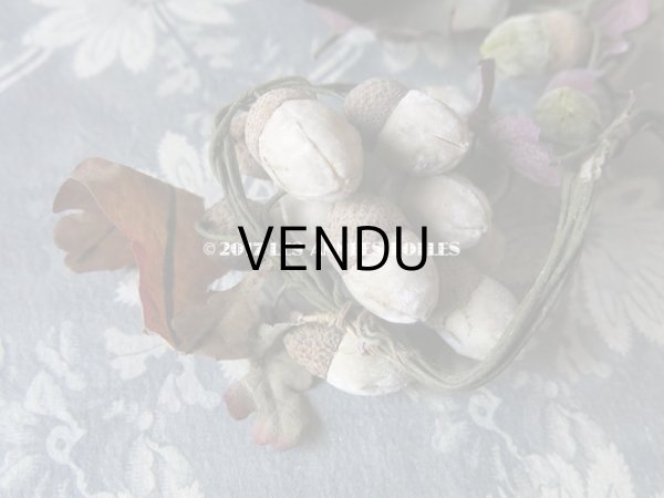 画像5: 19世紀末　アンティーク どんぐりのコサージュ  (5)