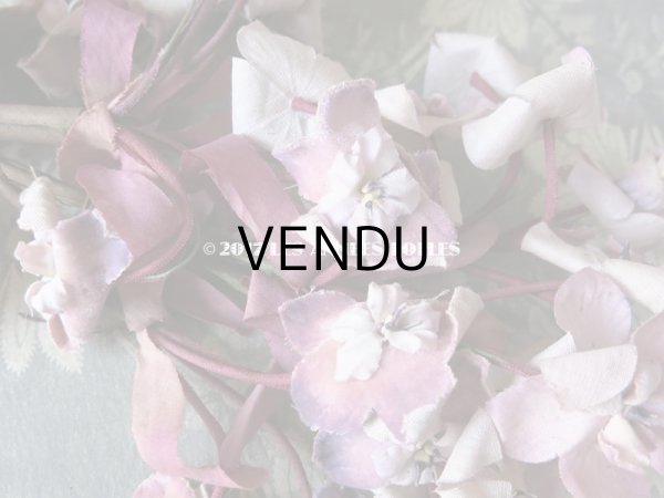 画像5: 19世紀末　アンティーク 紫の花のコサージュ  (5)