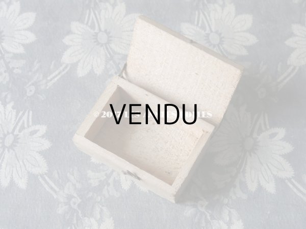 画像4: 未使用 アンティーク ジュエリーの郵送用 木箱 (4)