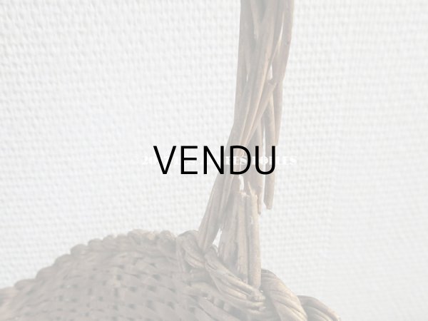 画像9: 19世紀末 アンティーク 花かご パニエ フラワーバスケット (9)