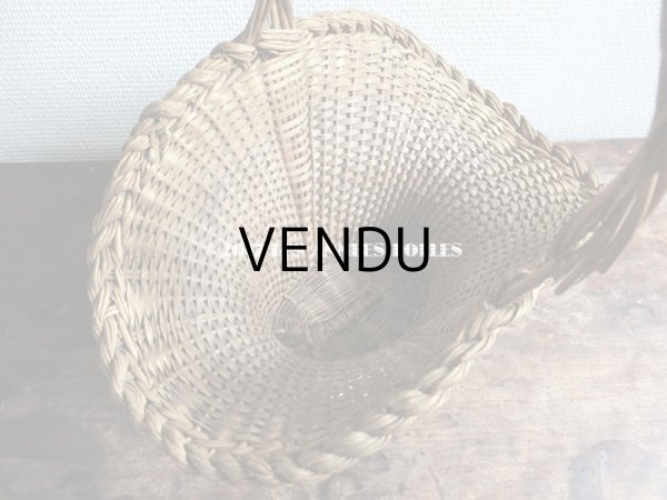 画像8: 19世紀末 アンティーク 花かご パニエ フラワーバスケット (8)