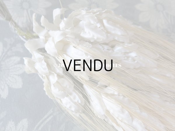 画像8: 19世紀末 アンティーク ボンマルシェ 帽子用 コサージュ 麦 白 デッドストック ラベル付 (8)