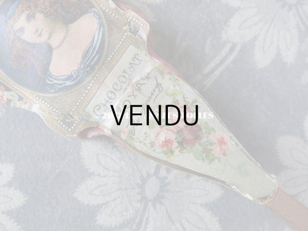 画像4: 1900年代 アンティーク 『マルキーズ・ ドゥ・セヴィニエ』のファン - MARQUISE DE SEVIGNE PARIS - (4)