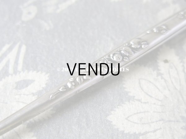 画像4: 1900年代 アンティーク 薔薇のペン軸 シルバー製 (4)