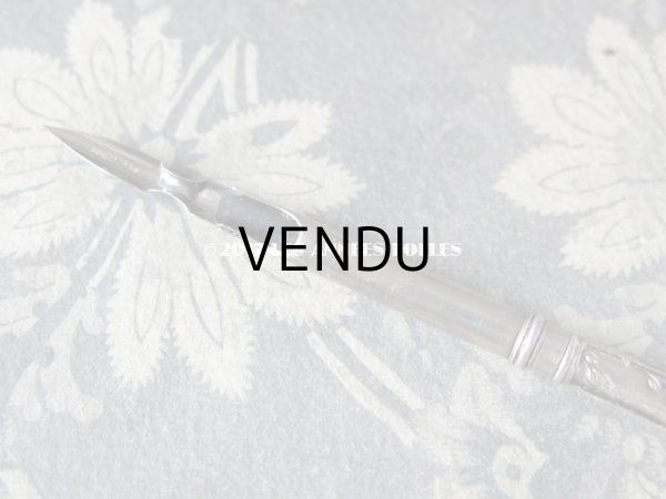 画像8: 1900年代 アンティーク 薔薇のペン軸 シルバー製 (8)