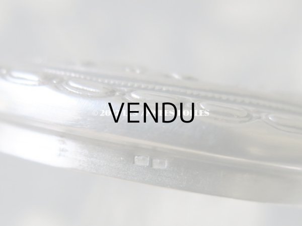 画像6: 1900年代 アンティーク シルバー製 パウダーケース モノグラム (6)