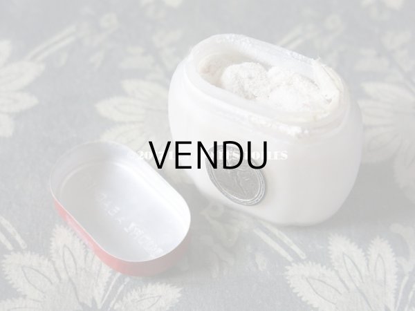 画像7: 1902年代 アンティーク 天使のパウダーボトル FLEURS D'AMOUR POUDRE A SACHET - ROGER&GALLET PARIS - (7)