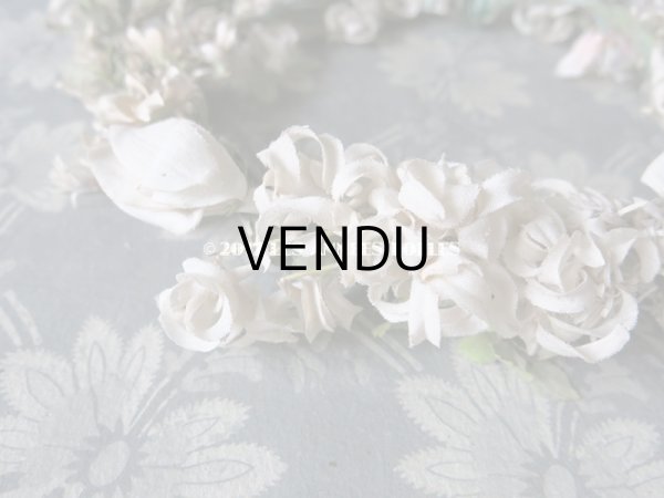 画像8: 19世紀 アンティーク ナポレオン3世時代 草花のヘッドリース　ウェディング 　結婚式 ティアラ (8)