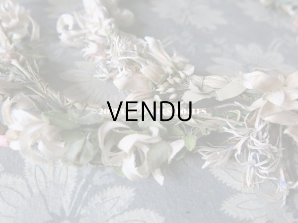 画像9: 19世紀 アンティーク ナポレオン3世時代 草花のヘッドリース　ウェディング 　結婚式 ティアラ (9)