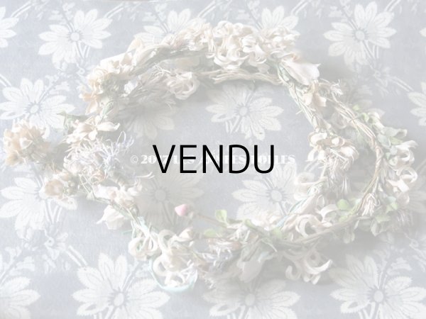 画像3: 19世紀 アンティーク ナポレオン3世時代 草花のヘッドリース　ウェディング 　結婚式 ティアラ (3)