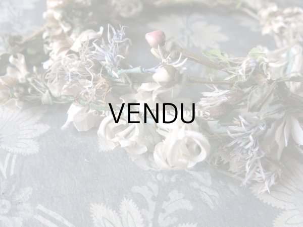 画像5: 19世紀 アンティーク ナポレオン3世時代 草花のヘッドリース　ウェディング 　結婚式 ティアラ (5)