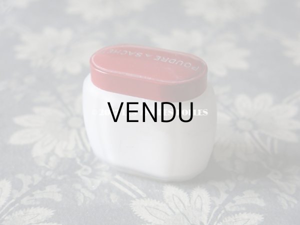 画像4: 1902年代 アンティーク 天使のパウダーボトル FLEURS D'AMOUR POUDRE A SACHET - ROGER&GALLET PARIS - (4)