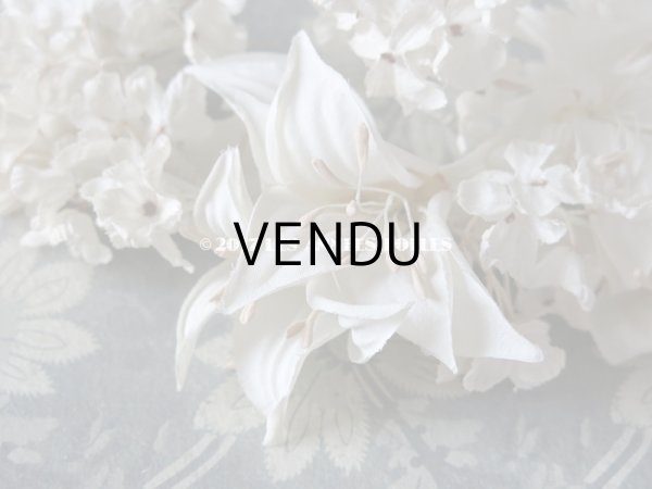 画像6: 1920年代 アンティーク ホワイトライラック & 白百合のヘッドリース　ウェディング 結婚式 ティアラ (6)