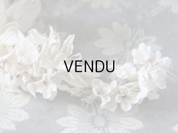 画像3: 1920年代 アンティーク ホワイトライラック & 白百合のヘッドリース　ウェディング 結婚式 ティアラ (3)