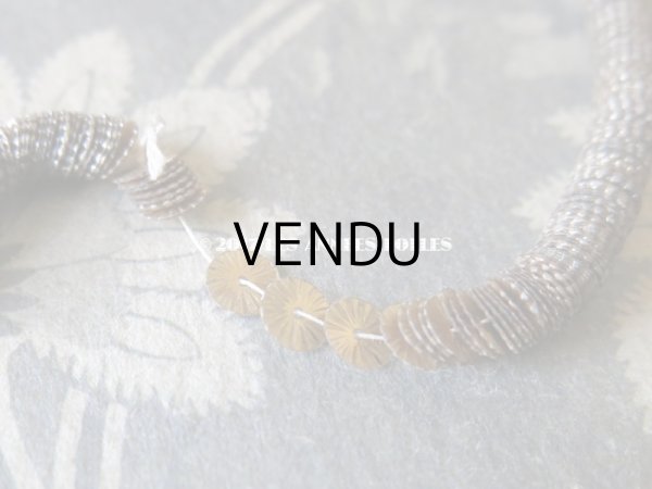 画像3: 1900年代 アンティーク ゼラチン製  スパンコール ソレイユ 6mm シルバー & シャンパンゴールド  ダブルフェイス (3)