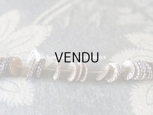 画像5: 1900年代 アンティーク ゼラチン製  スパンコール ソレイユ 6mm シルバー & シャンパンゴールド  ダブルフェイス (5)