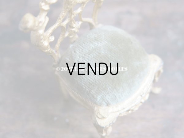 画像7: アンティーク アンティーク 懐中時計用 椅子型 ジュエリースタンド　懐中時計スタンド (7)