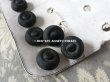 画像4: 19世紀 アンティーク シルク製 くるみボタン 15mm  10ピース 黒 (4)
