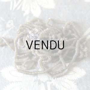 画像: 1900年代 アンティーク ゼラチン製 極小2mm スパンコール シルバー