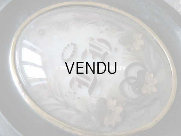 画像6: 19世紀 アンティーク ルリケール 聖遺物のガラスドーム 木製フレーム (6)