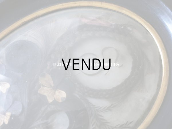 画像5: 19世紀 アンティーク ルリケール 聖遺物のガラスドーム 木製フレーム (5)