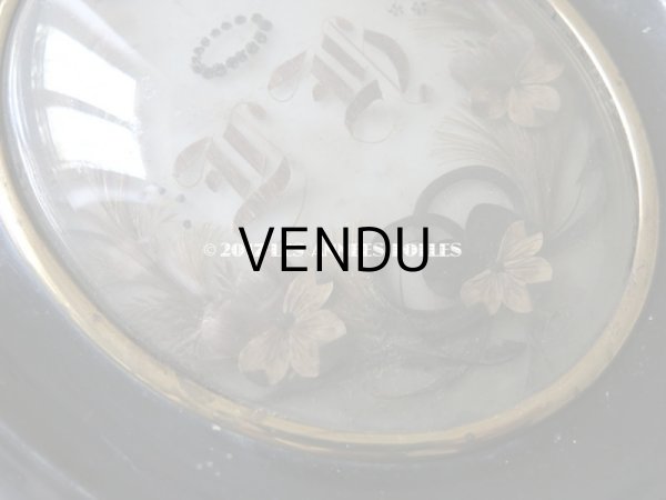 画像4: 19世紀 アンティーク ルリケール 聖遺物のガラスドーム 木製フレーム (4)