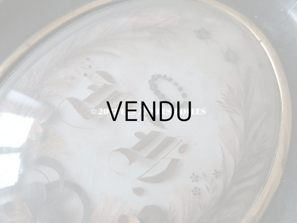 画像5: 19世紀 アンティーク ルリケール 聖遺物のガラスドーム 木製フレーム (5)