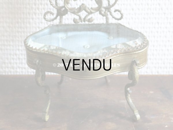 画像6: 19世紀末 アンティーク ドレッサー型 懐中時計用 ジュエリースタンド & ジェリーボックス (6)