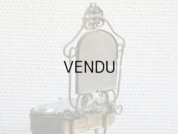 画像8: 19世紀末 アンティーク ドレッサー型 懐中時計用 ジュエリースタンド & ジェリーボックス (8)