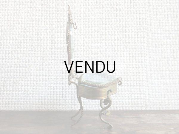 画像17: 19世紀末 アンティーク ドレッサー型 懐中時計用 ジュエリースタンド & ジェリーボックス (17)