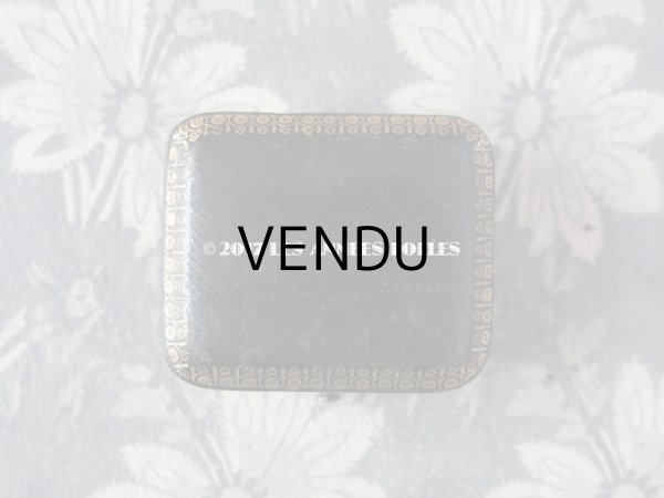 画像3: アンティーク ジュエリーボックス ブラック (3)