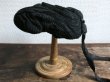 画像3: 1900年代 アンティーク 帽子 クレープ素材 (3)