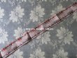 画像3: 19世紀 アンティーク シルク製  ジャガード織 リボン 薔薇模様 0.95m (3)