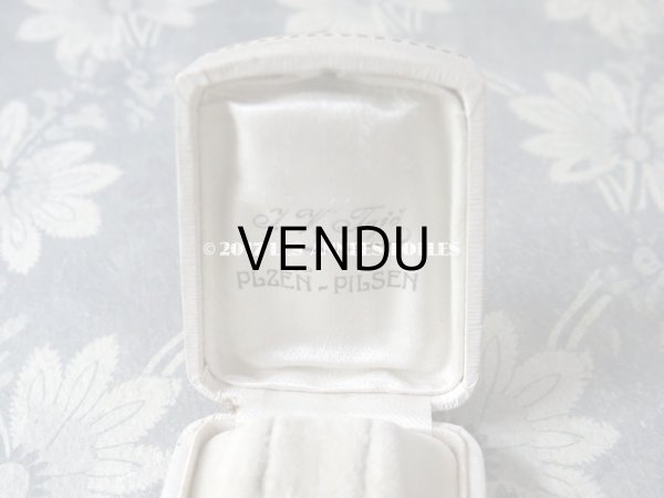 画像6: アンティーク ジュエリーボックス アールヌーヴォー オフホワイト (6)