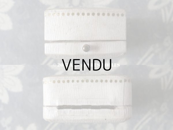 画像8: アンティーク ジュエリーボックス アールヌーヴォー オフホワイト (8)