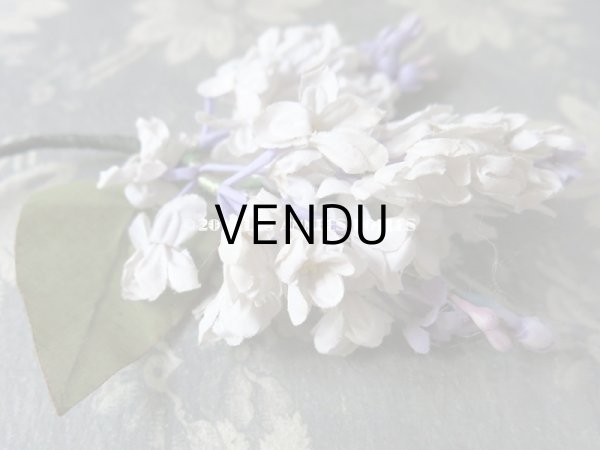 画像3: アンティーク コサージュ  ライラック 薄紫 (3)