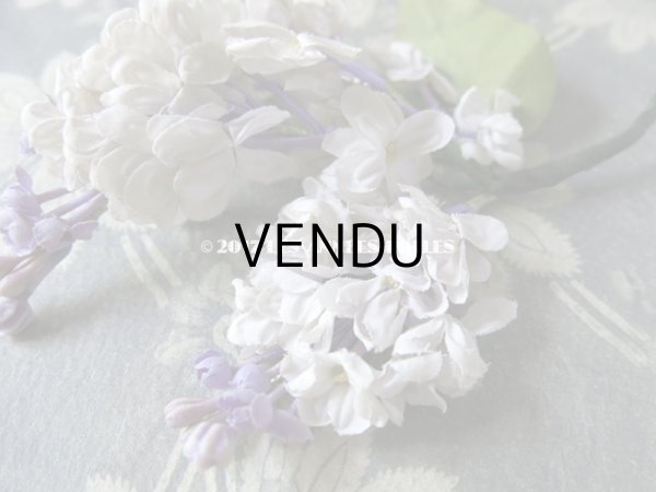 画像4: アンティーク コサージュ  ライラック 薄紫 (4)