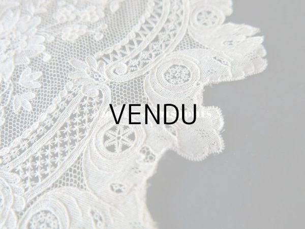 画像9: 19世紀末 アンティーク ニードルレース ポワンドガーズ 『ポワン・ド・ガーズ』 (9)