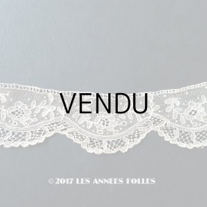 画像: 19世紀末 アンティーク 薔薇のニードルレース ポワンドガーズ 『ポワン・ド・ガーズ』 46cm