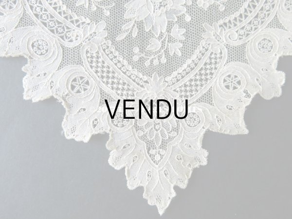 画像6: 19世紀末 アンティーク ニードルレース ポワンドガーズ 『ポワン・ド・ガーズ』 (6)